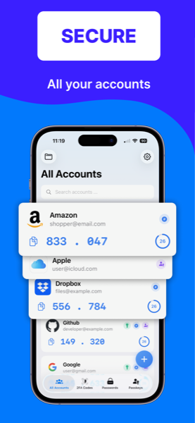 Auth Kit - All Accounts View